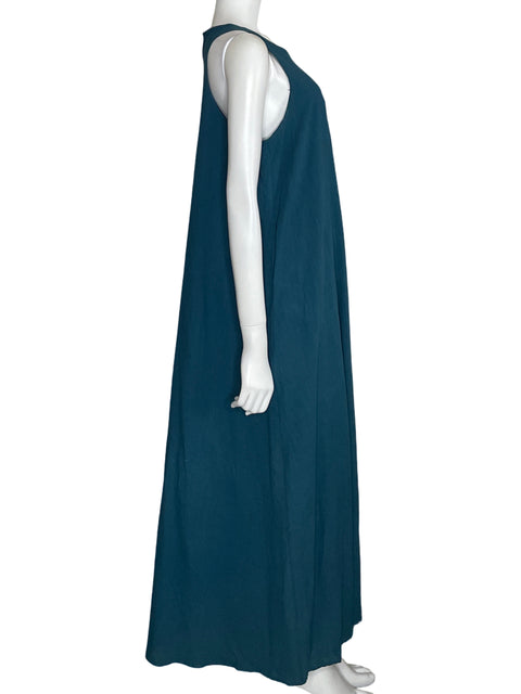 Vestido Tesoro TPS Sin Mangas Maxi Azul-Talla L
