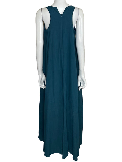 Vestido Tesoro TPS Sin Mangas Maxi Azul-Talla L