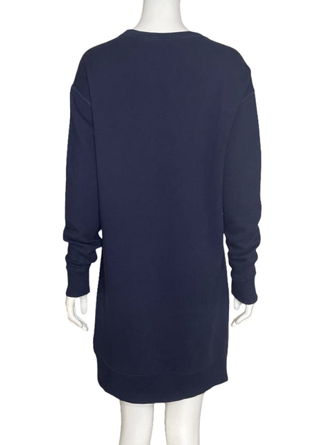 Sweater Polo Ralph Lauren Logomarca Azul - Talla M