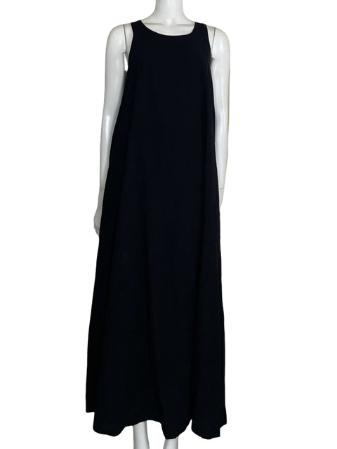 Vestido Tesoro TPS Sin Mangas Maxi Negro-Talla L