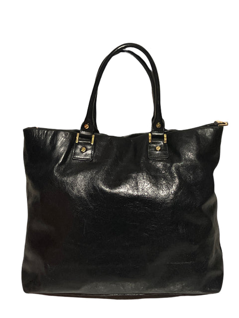 * Cartera Tory Burch Tote Dena Negro-Talla M