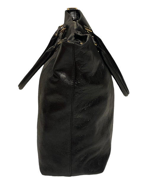 * Cartera Tory Burch Tote Dena Negro-Talla M