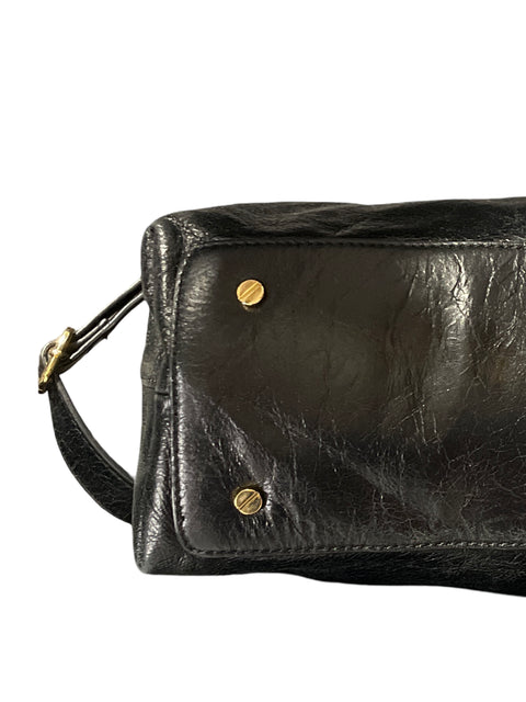 * Cartera Tory Burch Tote Dena Negro-Talla M