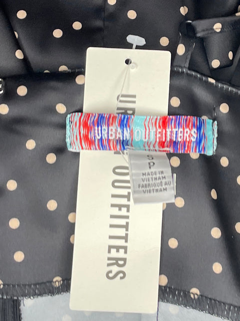 Vestido Urban Outfittera Puntos Satinado Negro-Talla S
