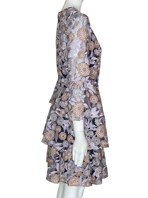 Vestido Jhoshanna Vuelo Flores- Talla 6