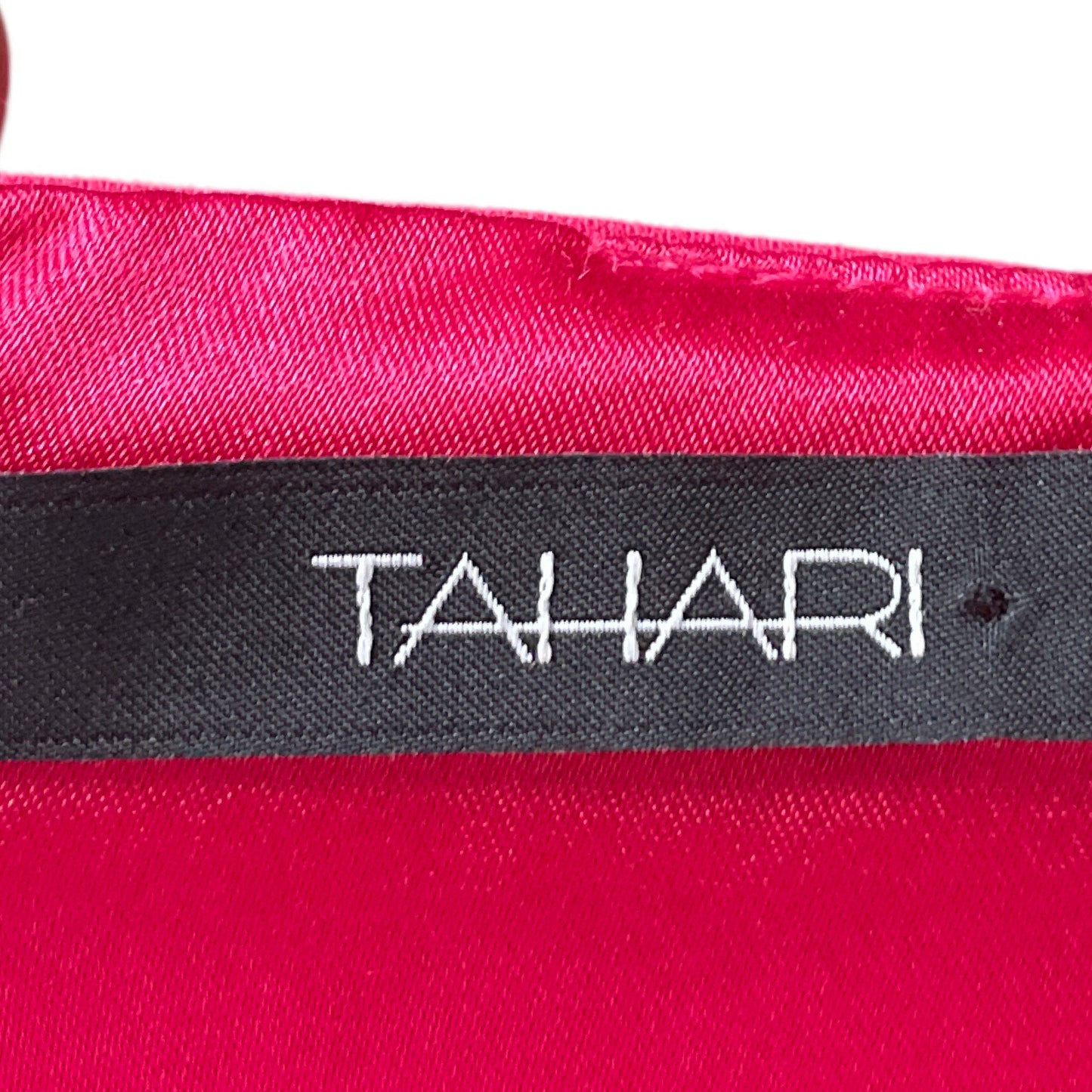 Vestido Tahari Recto Rosado--Talla L