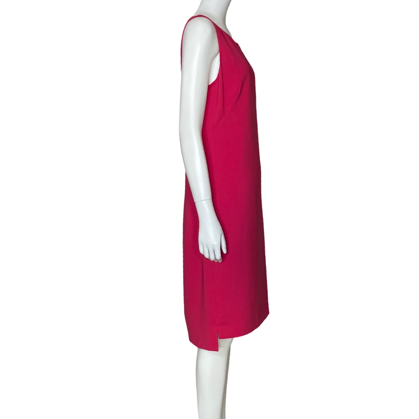 Vestido Tahari Recto Rosado--Talla L