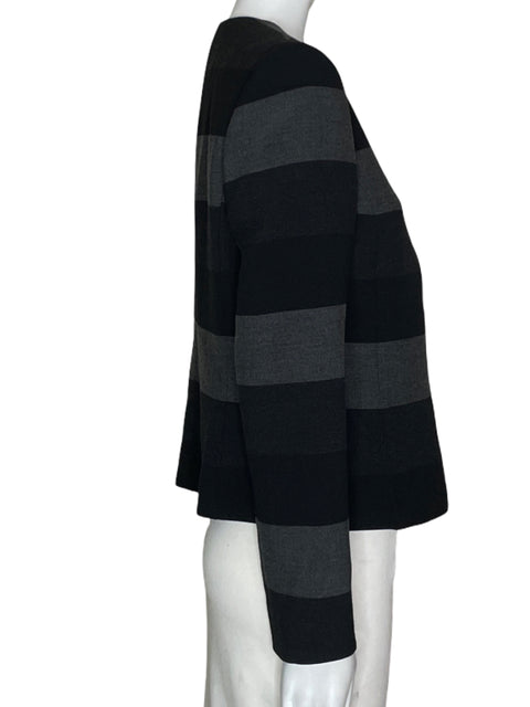 Blazer Tahari Rayas Gris- Talla 4