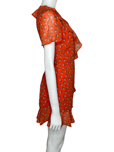 Vestido BeachRiot Floral Crossbody Naranja-Talla S