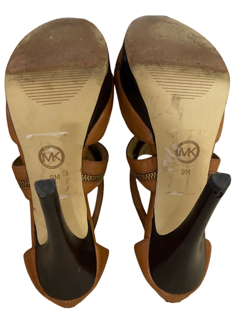 Calzado Michael Kors Cruzados Marron- Talla 9