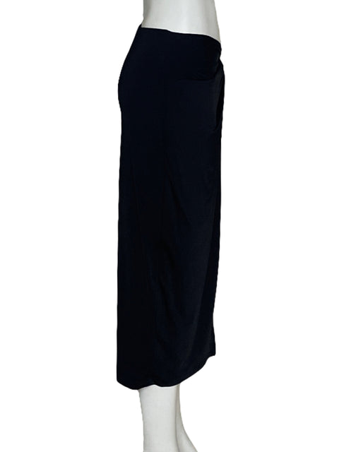 Falda Express Drapeado Negro-Talla S