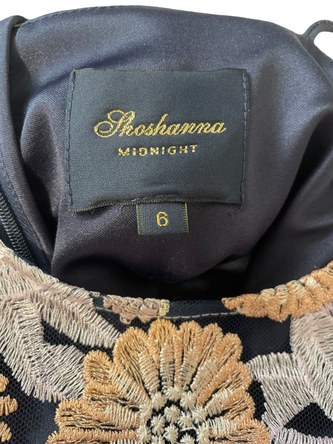 Vestido Jhoshanna Vuelo Flores- Talla 6