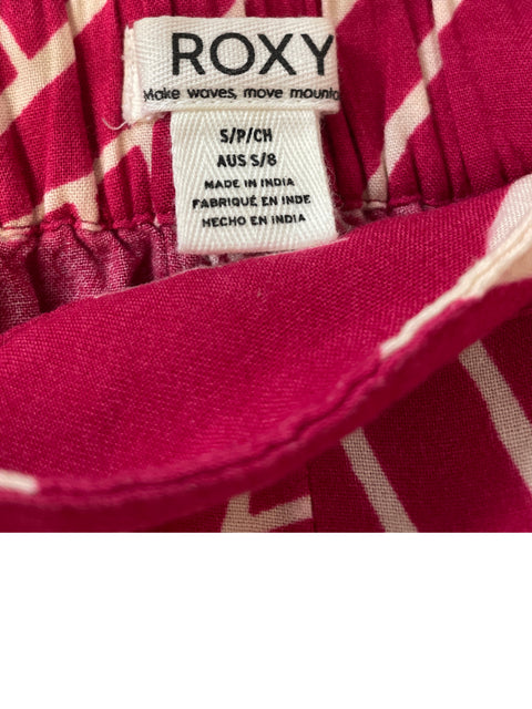Pantalón Roxy Estampado Rosado- Talla S