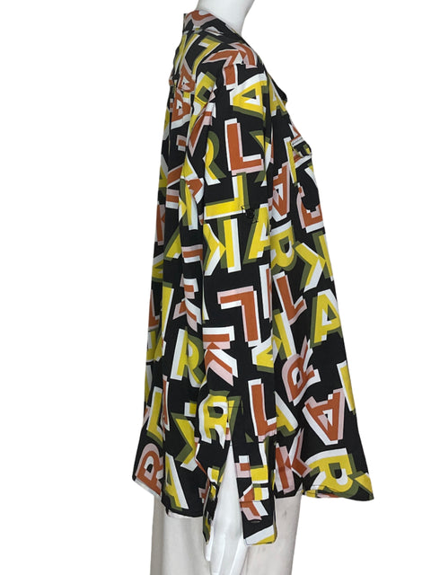 Camisa Karl Lagerfeld Estampada Negro- Talla XL