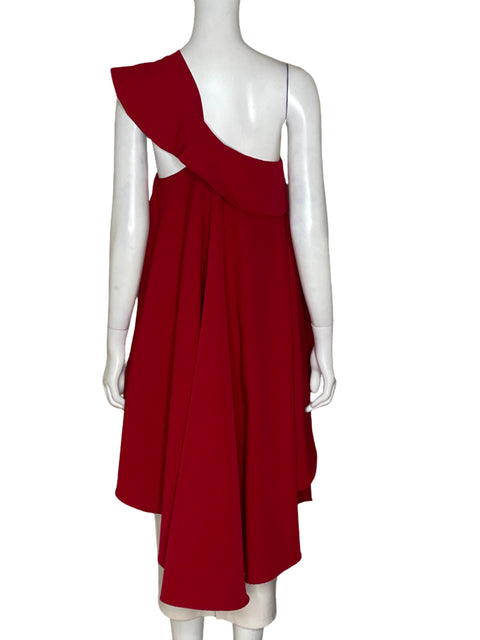 Blusa Molimol Asimetrico Vuelos Rojo-Talla S