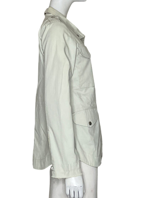 Chaqueta La Martina Bolsillos Beige-Talla 2