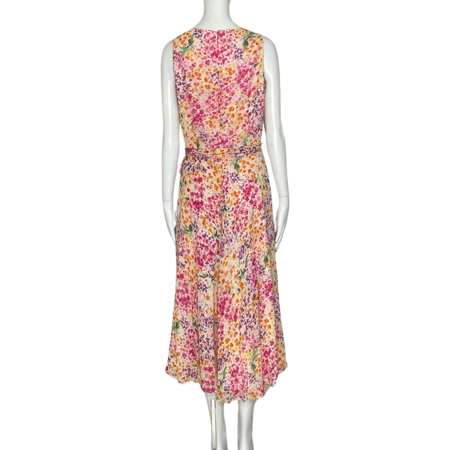 Vestido Kay Unger Estampado Flores Midi Drapeado
Fucsia-Talla 6