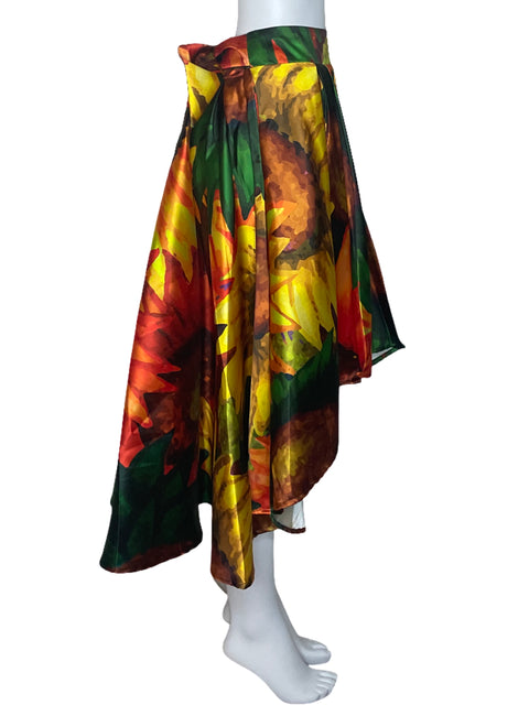 Falda Hesperus Estampado Girasol Amarillo-Talla L