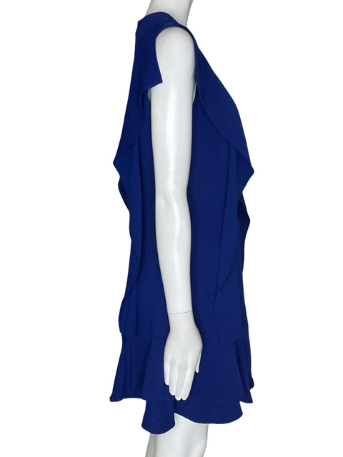 Vestido BCBG Sin Mangas Vuelos Azul- Talla XS