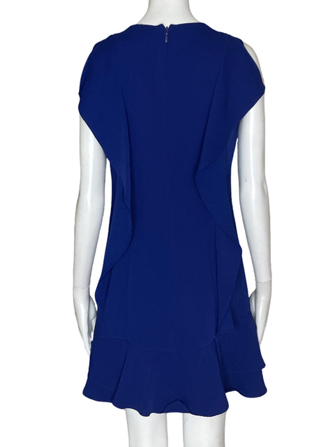 Vestido BCBG Sin Mangas Vuelos Azul- Talla XS