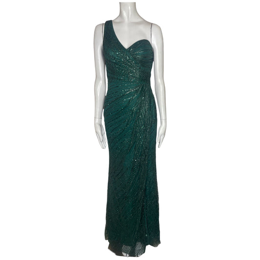 Vestido Cindirella Divine Lentejuelas Verde-Talla XS