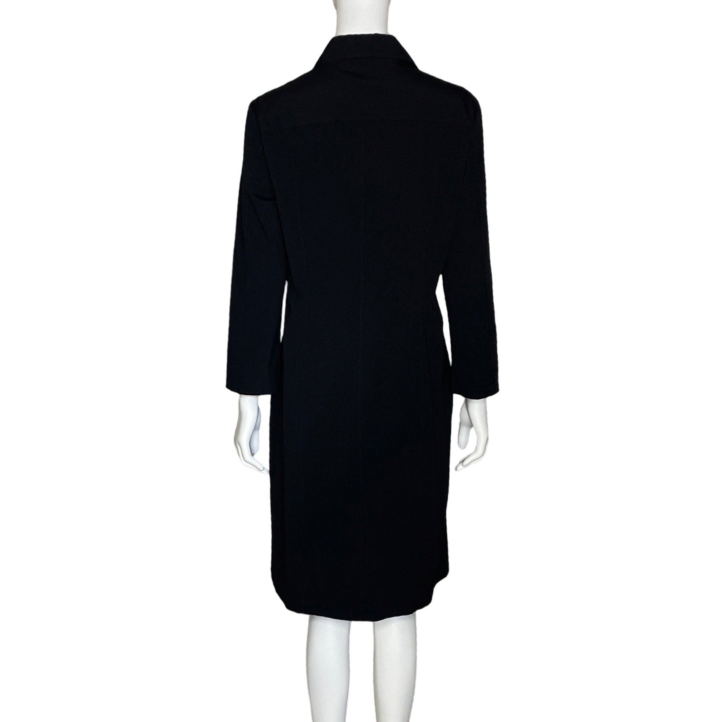 Vestido Hugo Boss Camisero Negro-Talla 12