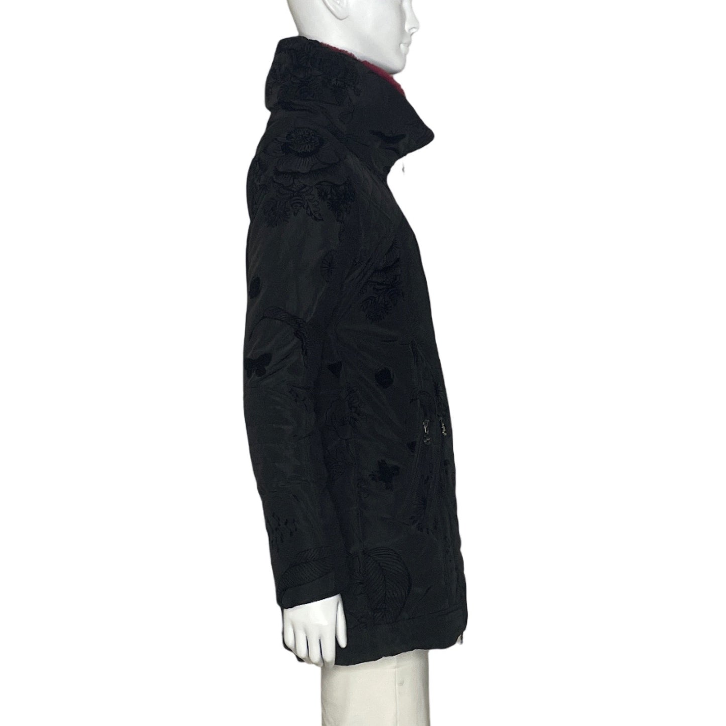 Chaqueta Desigual Bordado Negro-Talla 36