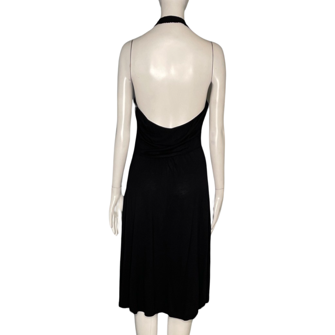 Vestido EDC Halter Tachas Cintura Negro-Talla L