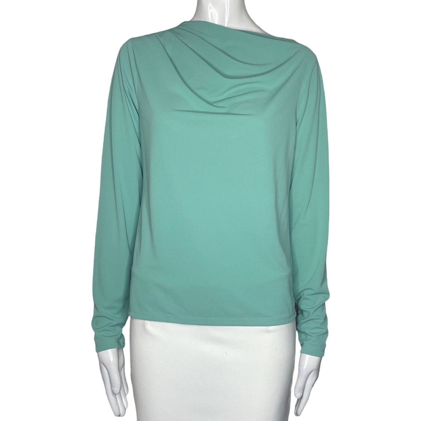 Blusa Worthington Manga Larga Verde-Talla XS