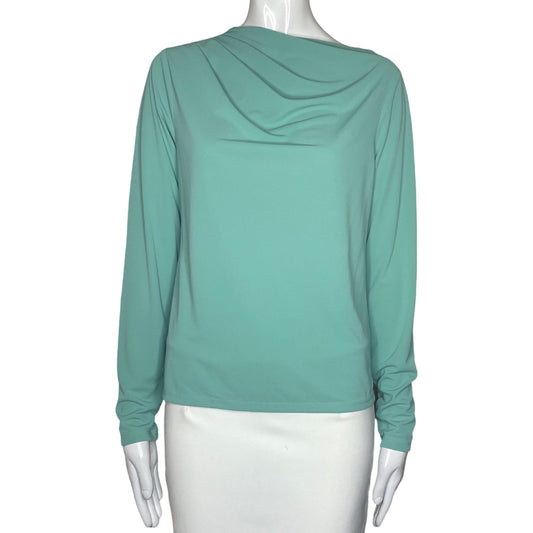 Blusa Worthington Manga Larga Verde-Talla XS