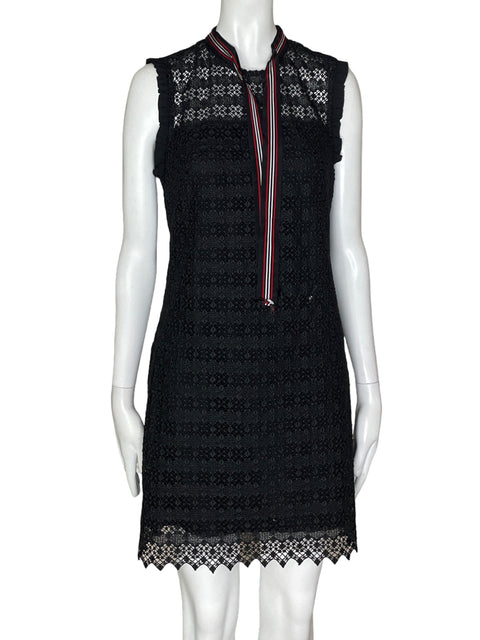 Vestido Sandro Tejido Negro- Talla S