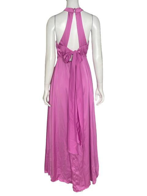 Vestido Thread Halter Rosado - Talla M