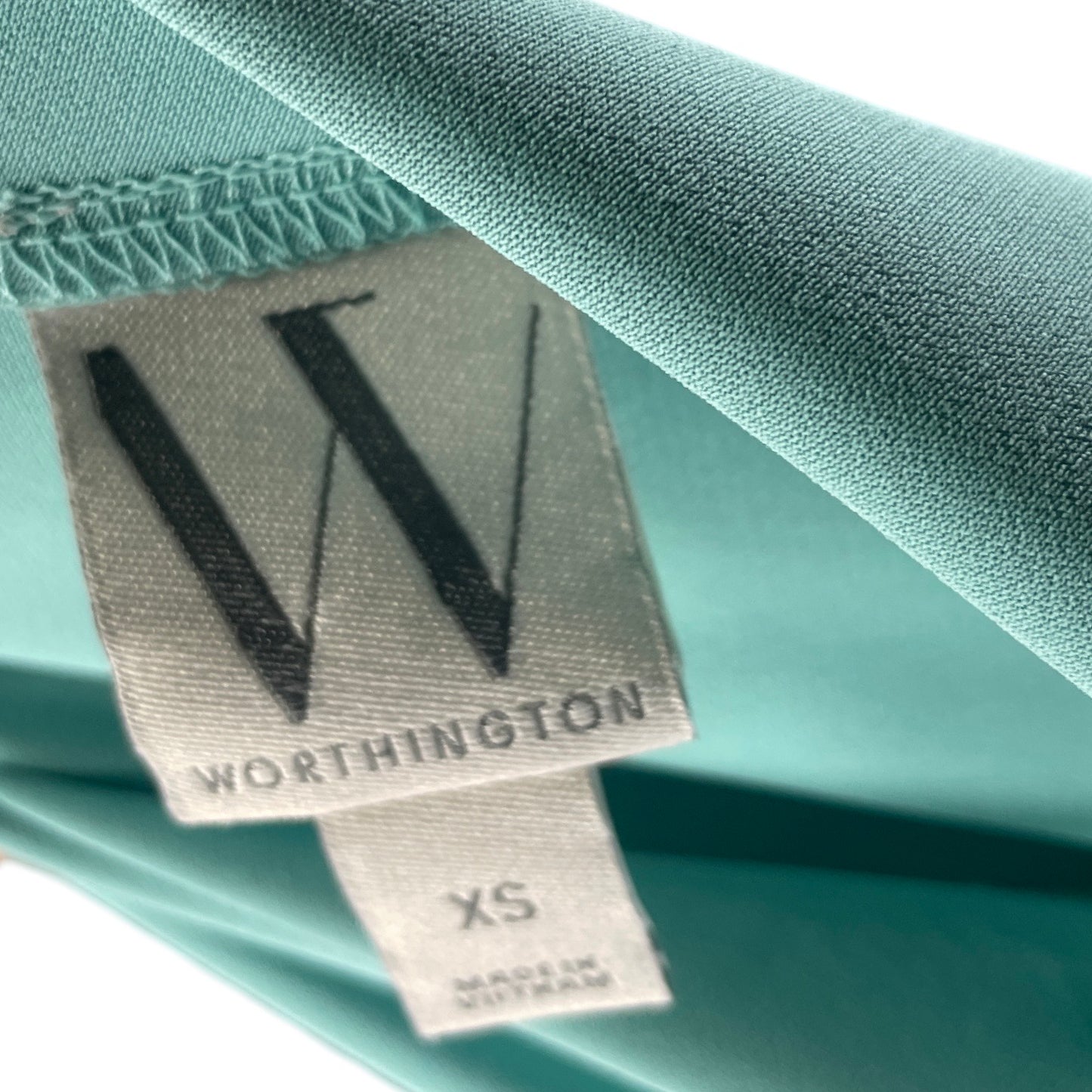 Blusa Worthington Manga Larga Verde-Talla XS