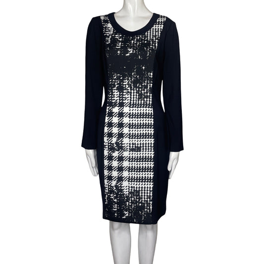 Vestido Piazza Sempione Drapeado Negro-Talla 42