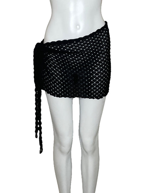 Pareo Elif Corto Negro-Talla U
