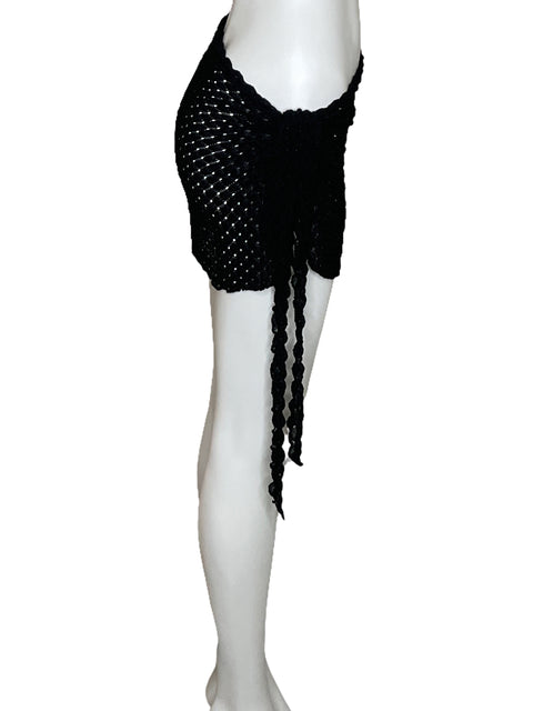 Pareo Elif Corto Negro-Talla U