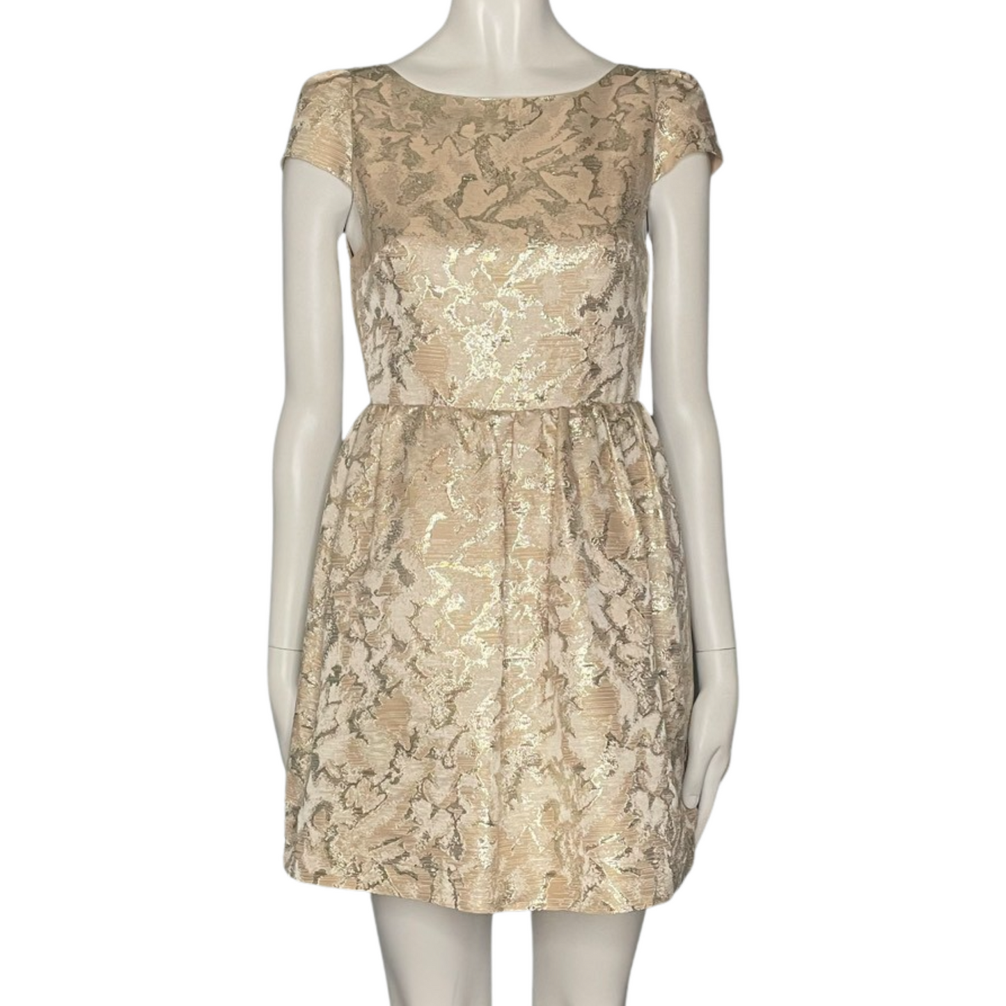 Vestido Alice + Olivia Estampado Beige - Talla S