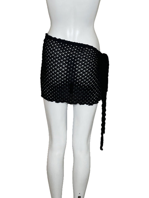 Pareo Elif Corto Negro-Talla U