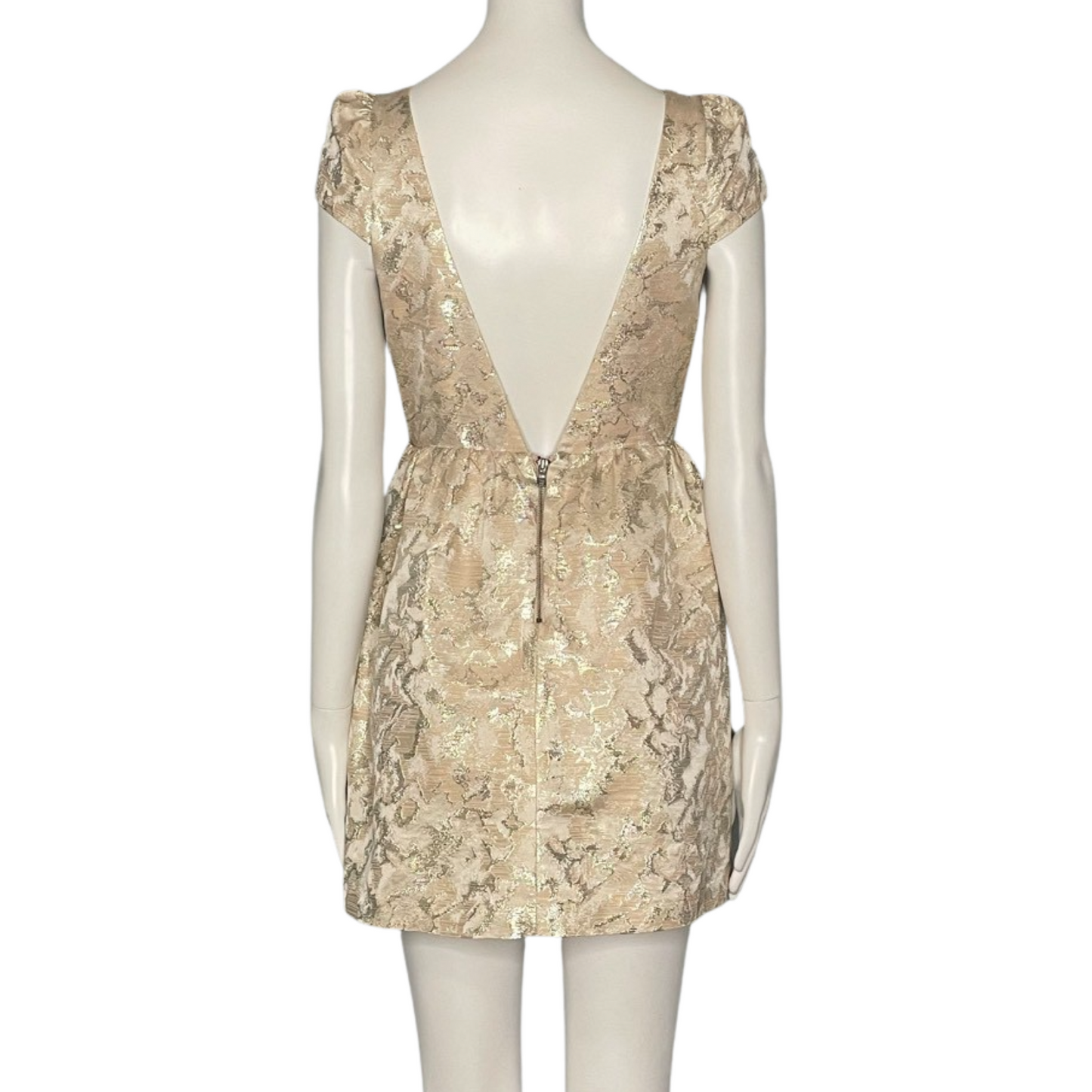 Vestido Alice + Olivia Estampado Beige - Talla S