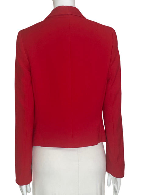 Blazer Anne Klein Manga Larga Rojo- Talla 4