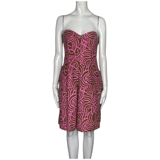 Vestido Milly Strappless Rosado-Talla 8