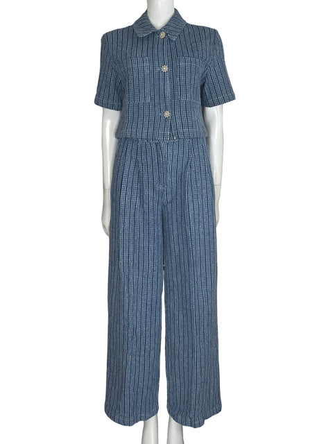 Set House Of Harlow 1960 Denim Azul-Talla S