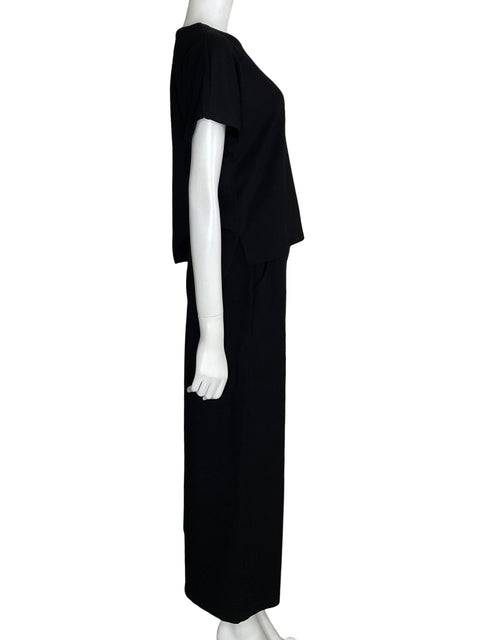 Set Max Studio Casual Top+Pants Negro-Talla S