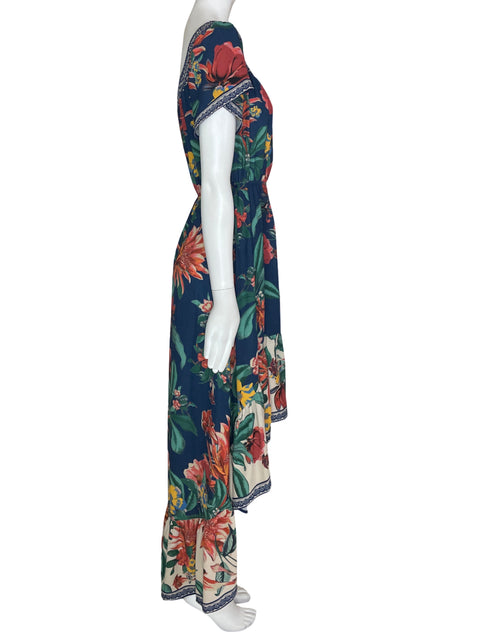 Vestido Flying Tomato Estampado Vuelo Azul- Talla M