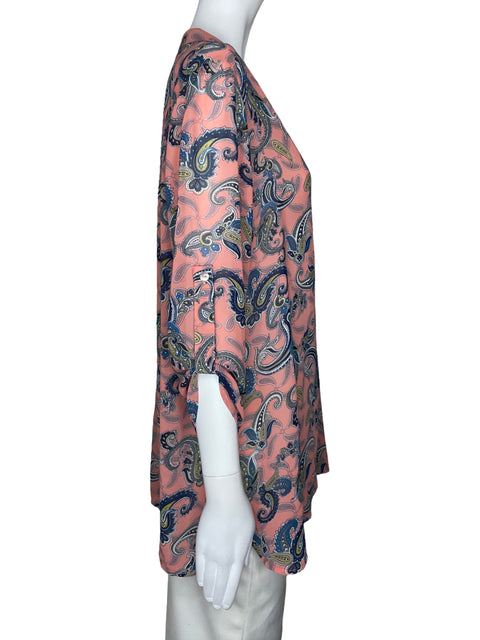 Camisa Vantarsi Estampado Rosado-Talla L