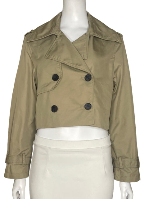 Abrigo Tesoro TPS Botones Verde - Talla XS