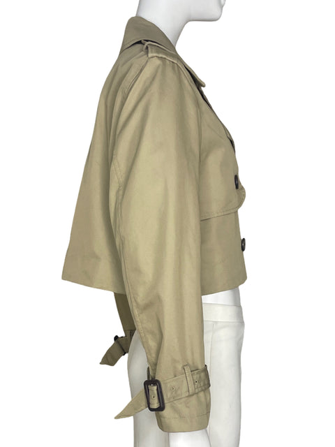 Abrigo Tesoro TPS Botones Verde - Talla XS