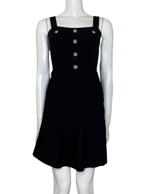 Vestido Michael Kors Mini Stretch Tirantes Negro-Talla XS