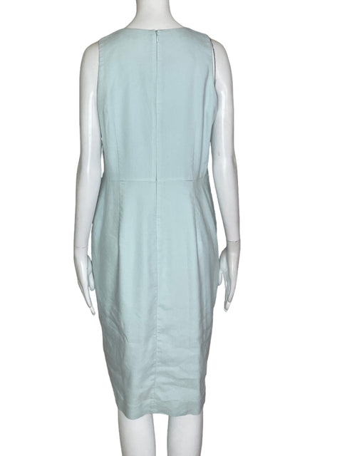 Vestido Ann Taylor Sin Mangas Azul- Talla 8