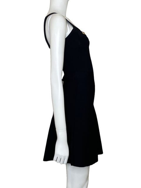 Vestido Michael Kors Mini Stretch Tirantes Negro-Talla XS